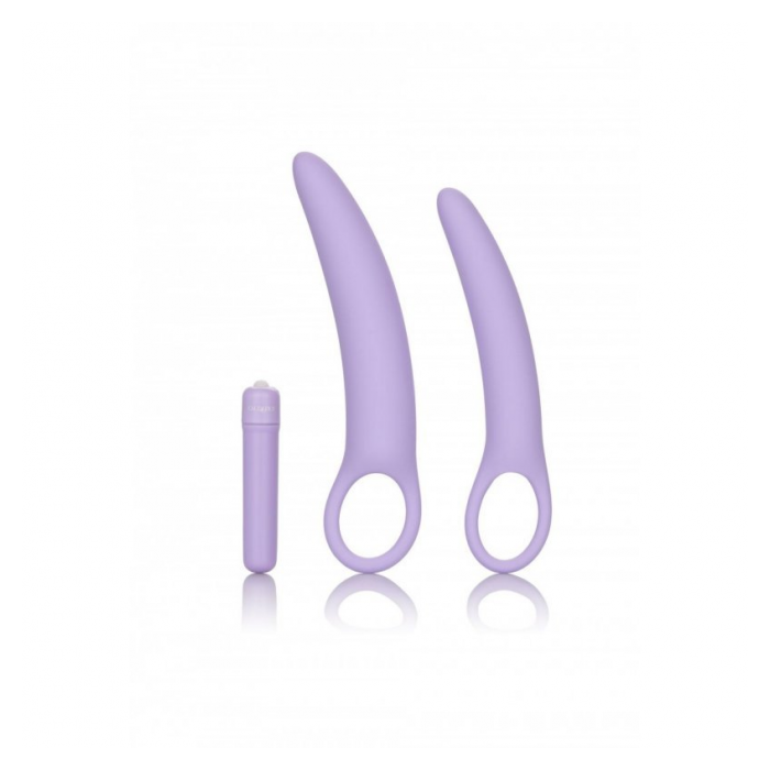 DILATADOR SILICONA PREMIUM SET 2 PIEZAS & VIBRADOR