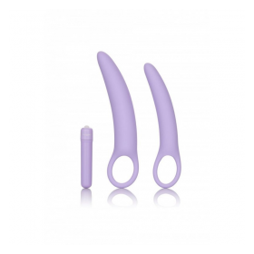 DILATADOR SILICONA PREMIUM SET 2 PIEZAS & VIBRADOR