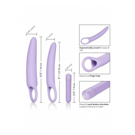 DILATADOR SILICONA PREMIUM SET 2 PIEZAS & VIBRADOR