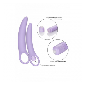 DILATADOR SILICONA PREMIUM SET 2 PIEZAS & VIBRADOR