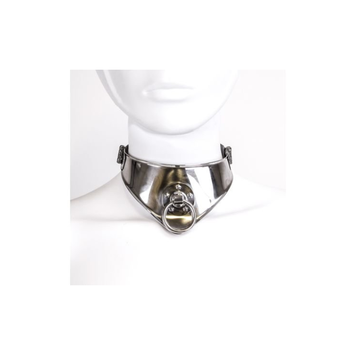 Medieval Locking Collar with Ring 12cm
