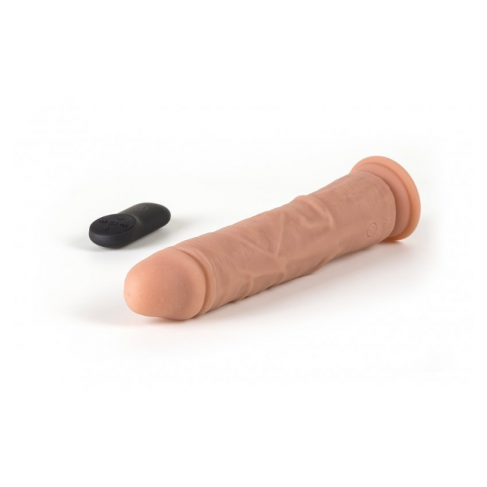 VIBRADOR Y ROTADOR REALÍSTICO R8 21CM C/ CONTROL REMOTO