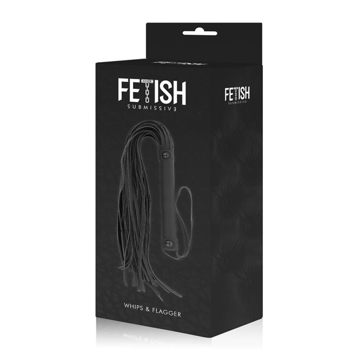 FETISH SUBMISSIVE WHIPS & FLOGGER VEGAN LEATHER