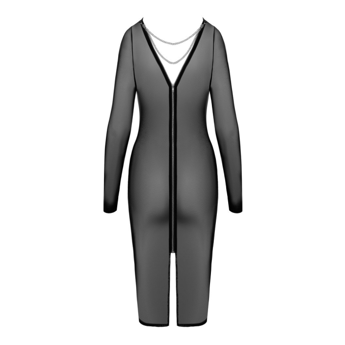 VESTIDO LARGO TRANSPARENTE COTELLI-2718480