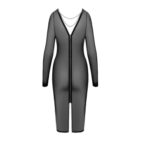 VESTIDO LARGO TRANSPARENTE COTELLI-2718480