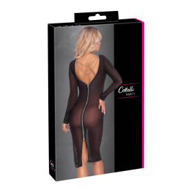 VESTIDO LARGO TRANSPARENTE COTELLI-2718480