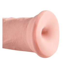 KING COCK PLUS 3D  FLESH - 28 CM