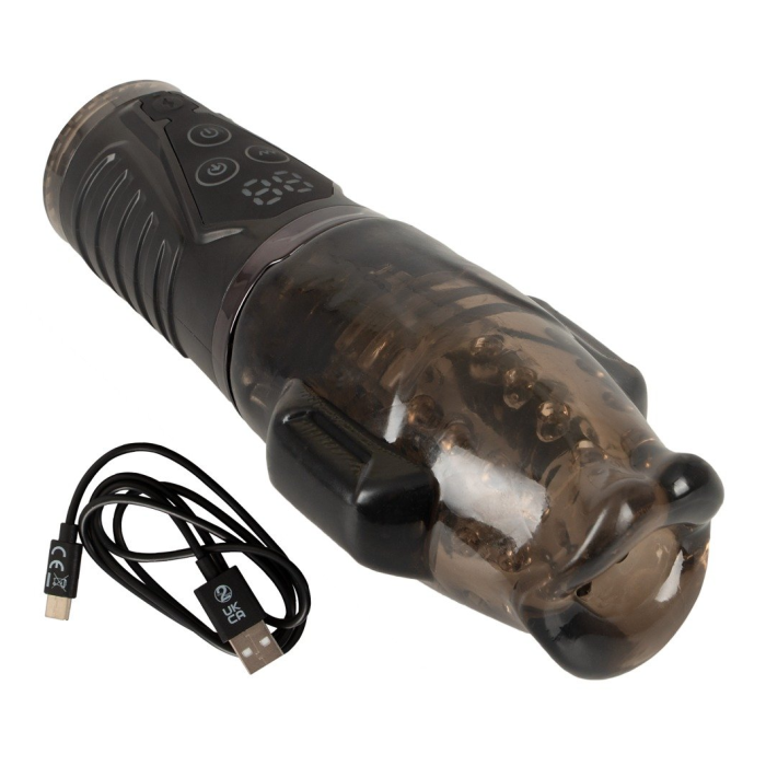 STROKER SUCKING MASTURBATOR-DUAL VIBRATION