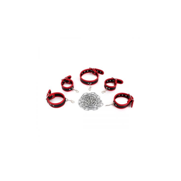 BUDGET BODY RESTRAINTS SET BLACK-RED