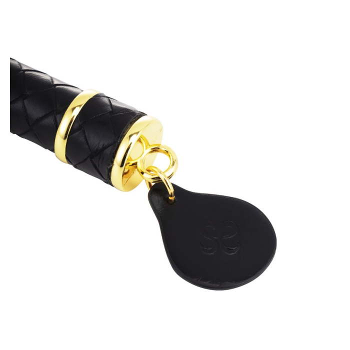 Sevanda Red & Black Braided Tail Flogger