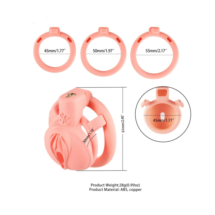 Sevanda Pink Pride Chastity Cage 