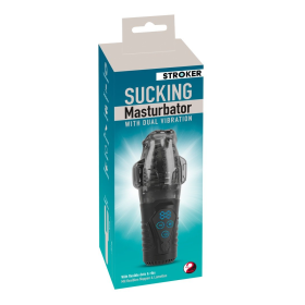 STROKER SUCKING MASTURBATOR-DUAL VIBRATION