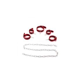 BUDGET BODY RESTRAINTS SET BLACK-RED